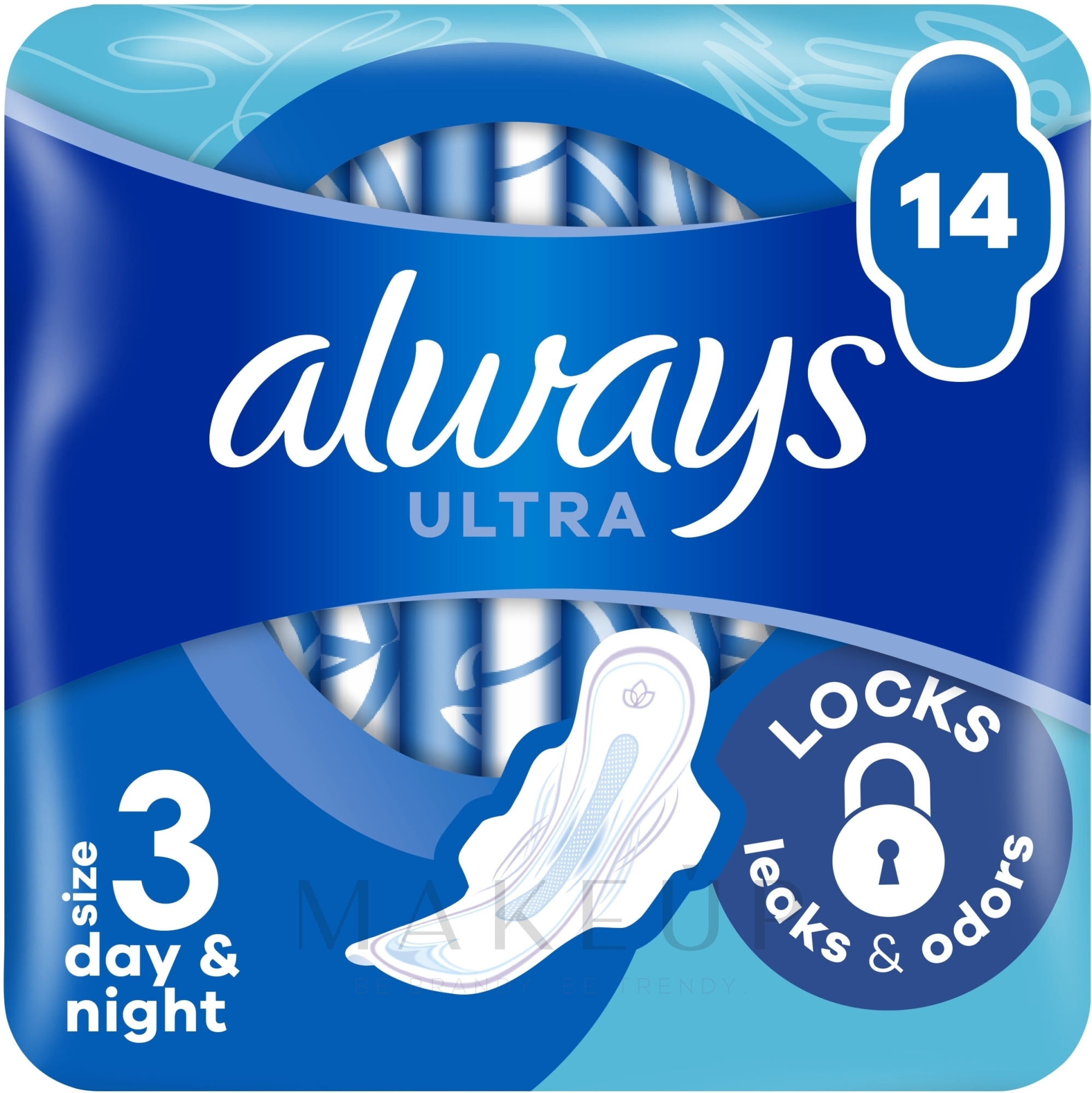Damenbinden für die Nacht 14 St. - Always Ultra Night Instant Dry — Bild 14 St.