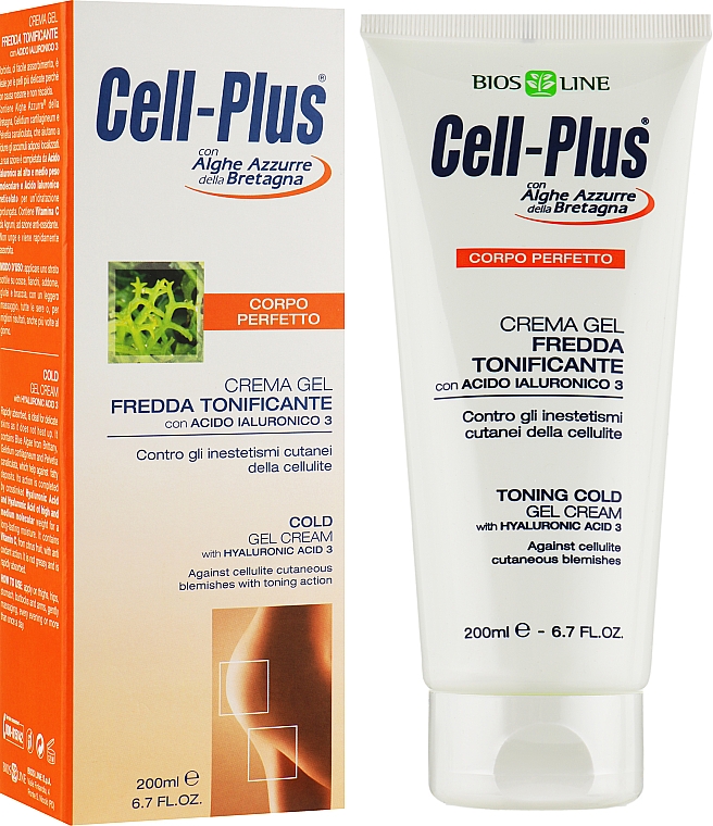 Anti-Cellulite-Körpergel mit Kühleffekt - BiosLine Cell-Plus Gel Cream — Bild N2
