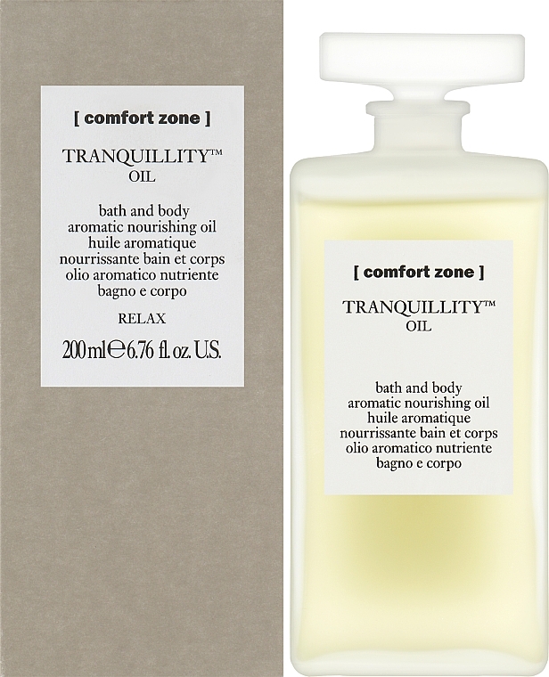 Nährendes und aromatisches Bade- und Körperöl - Comfort Zone Tranquillity Bath Oil — Bild N2