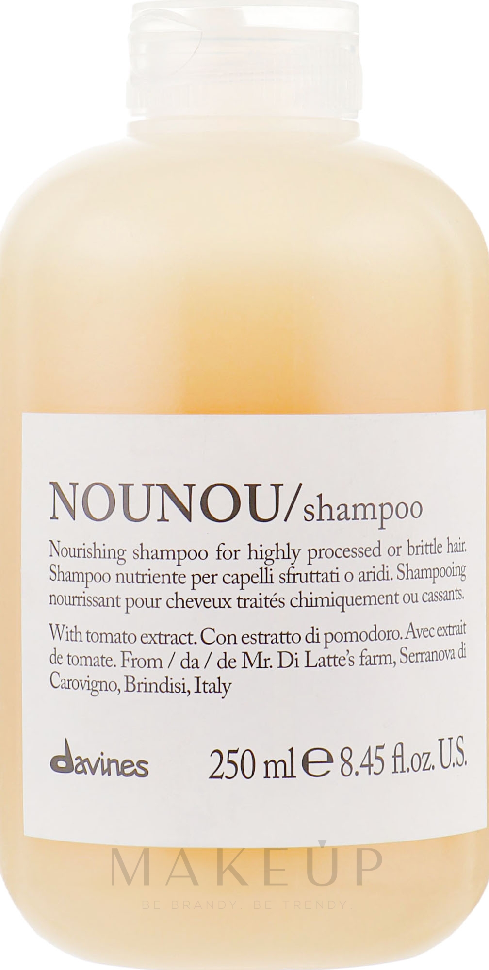 Pflegendes Shampoo mit Tomatenextrakt - Davines Nourishing Nounou Shampoo With Tomato Extract — Bild 250 ml