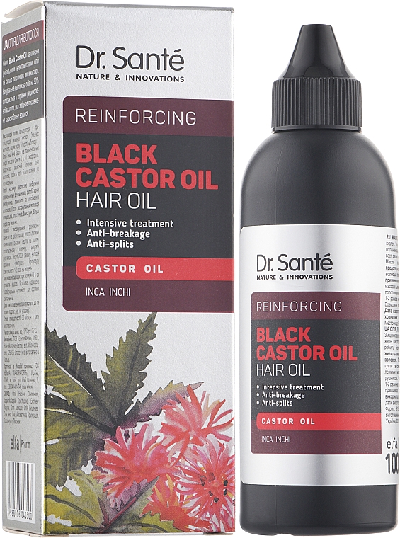 Rizinusöl für Haare - Dr. Sante Black Castor Oil Hair Oil — Bild N2