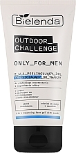 Düfte, Parfümerie und Kosmetik 2-in-1 Gesichtsreinigungsgel - Bielenda Only For Men Outdoor Challenge 2 in 1 Peeling Facial Cleansing Gel	