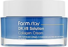 Anti-Falten-Gesichtscreme mit Kollagen mit aufhellender Wirkung - FarmStay DR.V8 Solution Collagen Cream — Bild N3