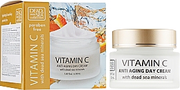 Düfte, Parfümerie und Kosmetik Anti-Falten-Tagescreme - Dead Sea Collection Vitamin C Day Cream