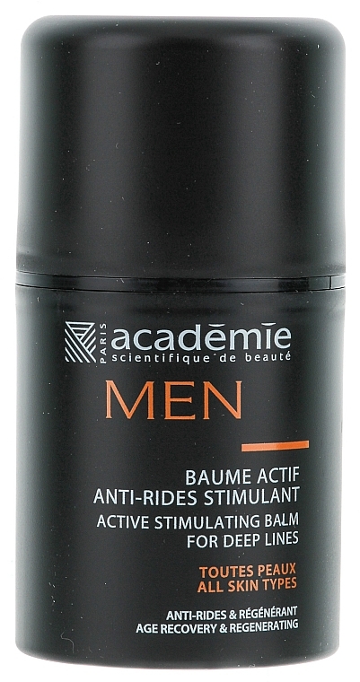 Aktiv-Balsam mit Falten glättender Wirkung für Männer - Academie Homme Balm — Bild N2