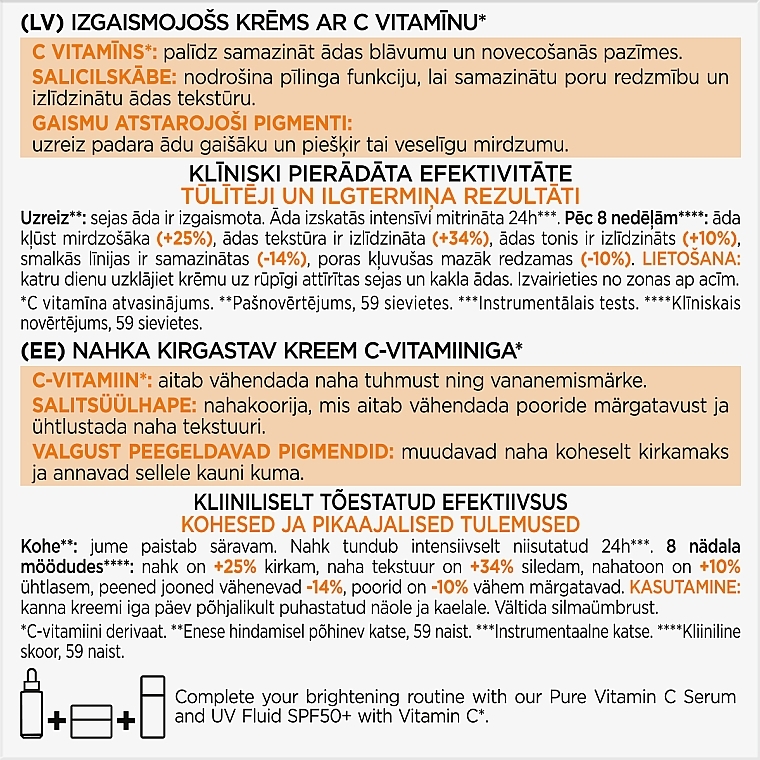 Aufhellende Creme mit Vitamin C  - L'Oreal Paris Revitalift Vitamin C Brightening Cream  — Bild N7