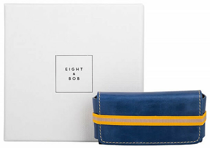 Parfum-Etui blau - Eight & Bob Navy Blue Leather — Bild N1