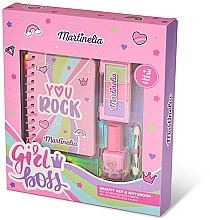 Düfte, Parfümerie und Kosmetik Kosmetikset für Kinder - Martinelia Girl Boss Notebook & Beauty Set (Nagellack 1 St. + Lidschatten 1 St. + Notizbuch 1 St.)