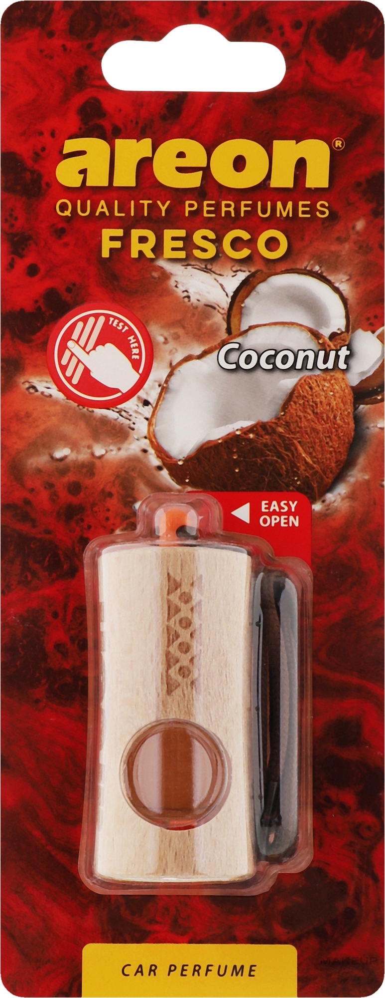 Auto-Parfüm Kokosnuss - Areon Fresco New Coconut Car Perfume  — Bild 4 ml