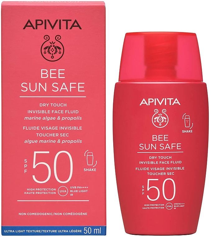 Fluid für das Gesicht - Apivita Bee Sun Safe Dry Touch SPF50 — Bild N1