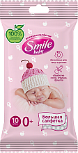 Düfte, Parfümerie und Kosmetik Kinder-Feuchttücher für Neugeborene 10 St. - Smile Ukraine Baby Newborn