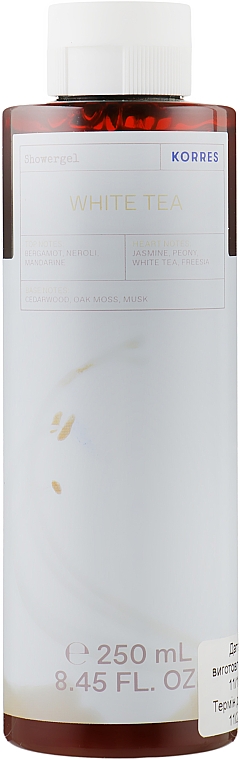 Duschgel mit weißem Tee - Korres White Tea Shower Gel — Bild N1