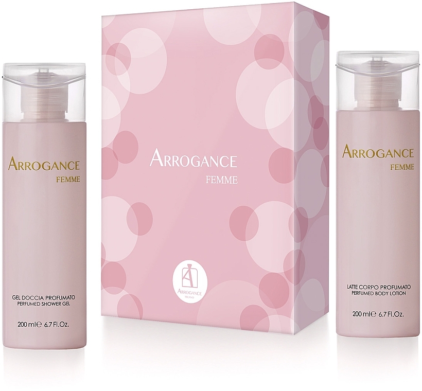 Arrogance Femme - Körperpflegeset (Duschgel 200 ml + Körperlotion 200 ml)  — Bild N1