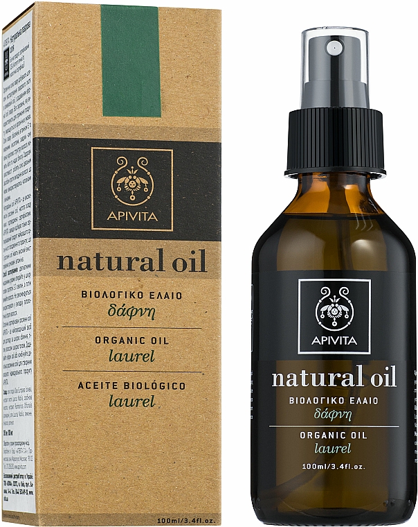 Natürliches Lorbeeröl - Apivita Aromatherapy Organic Laurel Oil — Bild N1