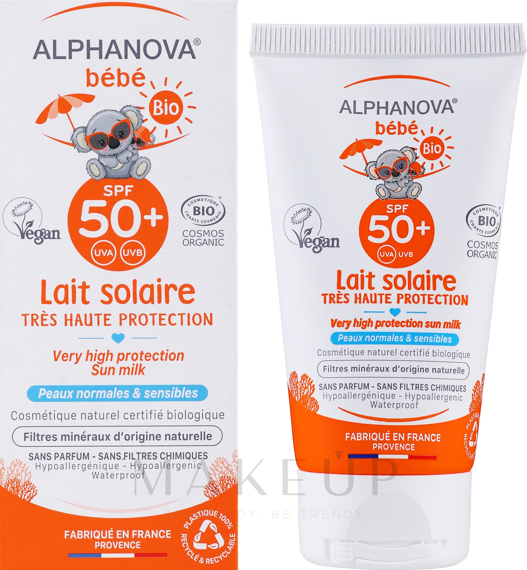 Sonnenschutzcreme für Kinder und Babys - Alphanova Bebe Sun SPF 50+ — Bild 50 g
