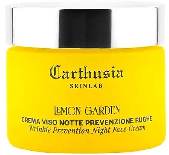 Anti-Falten-Gesichtscreme für die Nacht - Carthusia Skinlab Lemon Garden Wrinkle Prevention Night Face Cream — Bild N1