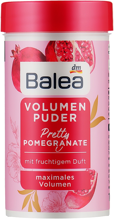 Haarpuder für mehr Volumen - Balea Volume Pretty Pomegranate Powder — Bild N1