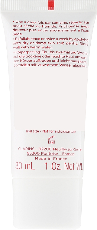 Glättendes Körperpeeling - Clarins Exfoliating Body Scrub For Smooth Skin With Bamboo Powders (Mini) — Bild N2