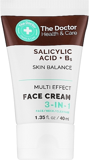 3in1 Gesichtscreme - The Doctor Health & Care Salicylic Acid + B5 Face Cream  — Bild N1