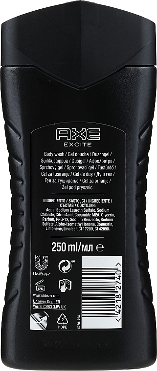 Duschgel "Excite" für Männer - Axe Revitalizing Shower Gel Excite — Foto N4