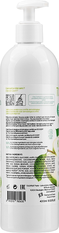 Beruhigendes Shampoo mit Apfel und Mandeln - TOOFRUIT Kapidoux Dermo-Soothing Shampoo — Bild N4