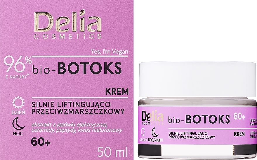 Intensive Anti-Falten-Lifting-Creme - Delia bio-BOTOKS Intense Lifting And Anti-Wrinkle Cream 60+ — Bild N1