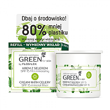 Düfte, Parfümerie und Kosmetik Tagescreme für das Gesicht mit Sellerie SPF 15 - Floslek Green For Skin Day Cream Refill