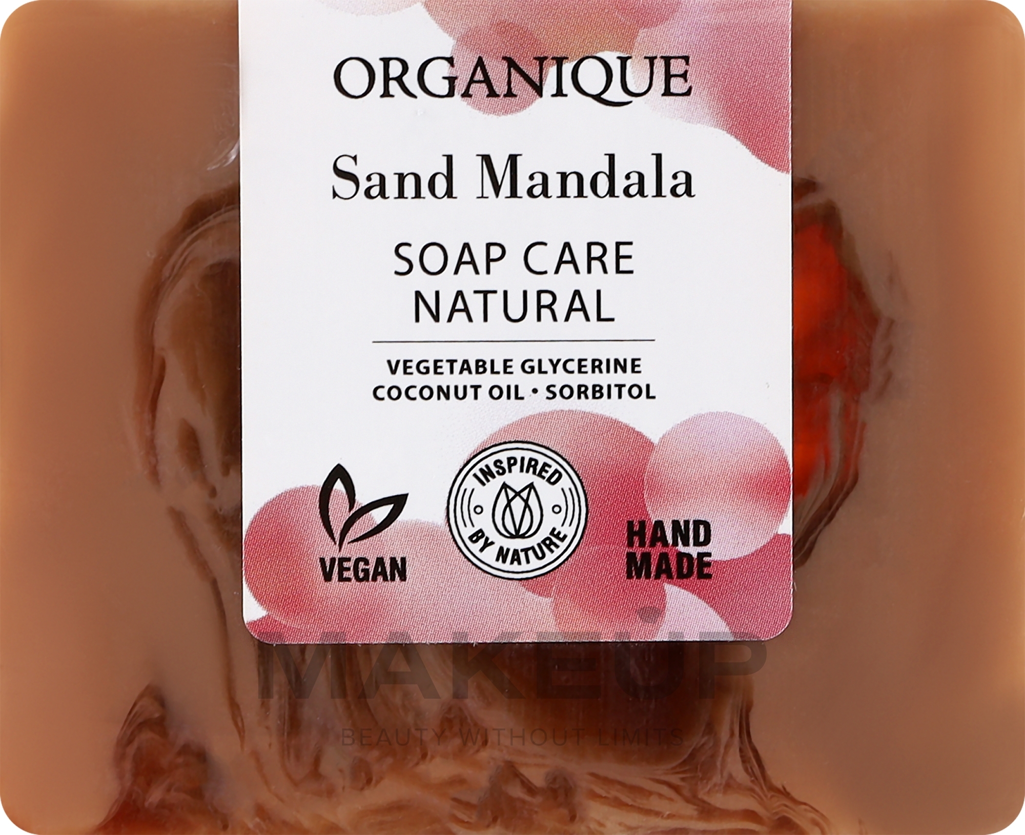 Natürliche pflegende Seife - Organique Soap Care Natural Sand Mandala — Bild 100 g