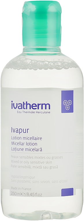 Mizellenlotion für fettige- und Mischhaut - Ivatherm Ivapur Micellar Lotion — Bild N2