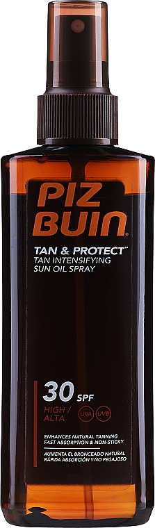 Bräunungsbeschleuniger SPF 30 - Piz Buin Tan&Protect Oil Spray SPF 30