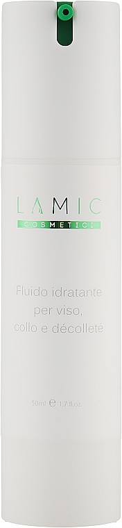 Feuchtigkeitsfluid für Gesicht, Hals und Dekolleté - Lamic Cosmetici Fluido Idratante Per Viso — Bild N1