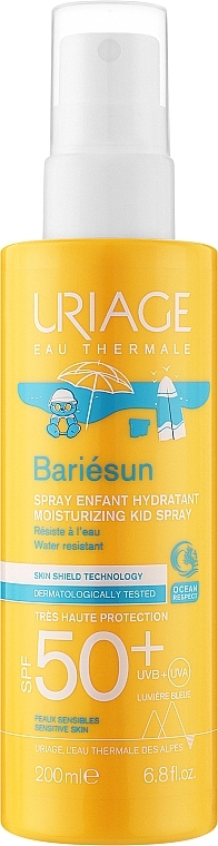 Sonnenschutz-Körperspray für Kinder - Uriage Bariesun Moisturuzing Kid Spray SPF50+ — Bild N1