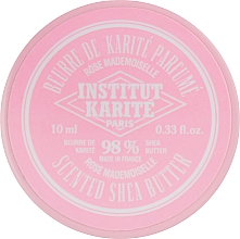Düfte, Parfümerie und Kosmetik Sheabutter mit Rosenduft 98% - Institut Karite Rose Mademoiselle Scented Shea Butter