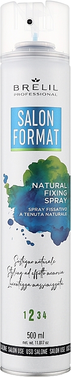 Natürliches Fixierspray - Brelil Salon Format Strong Mousse — Bild N1