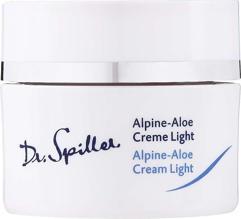 Leichte Gesichtscreme mit Aloeextrakt - Dr. Spiller Alpine-Aloe Cream Light — Bild N2