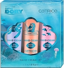 Set aus feuchtigkeitsspendenden Handcremes - Catrice Disney Pixar Finding Dory Hand Cream Set (3xHandcreme 30ml)  — Bild N1