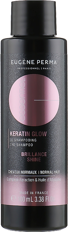 Shampoo mit Keratin Diamant-Glanz - Eugene Perma Essentiel Keratin Glow Reparation Brilliance Shampoo — Bild N1