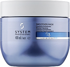 Düfte, Parfümerie und Kosmetik Glättende Haarmaske - System Professional Lipidcode Smoothen Mask S3
