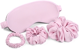 Geschenkset mit Accessoires Sensual rosa - MAKEUP Gift Set Pink Sleep Mask, Scrunchies  — Bild N4