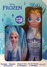 Düfte, Parfümerie und Kosmetik Set - Air-Val International Frozen Disney Frozen 2 (shm/sh/gel/400ml + sponge)