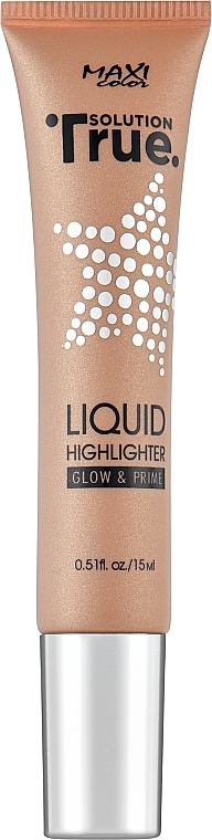 Highlighter - Maxi Color True Solution Liquid Highlighter Glow & Prime — Bild N1