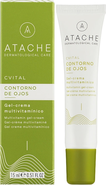 Augencreme mit den Vitaminen A und C  - Atache C Vital Multivitamin A+C Eye Contour Cream  — Bild N2