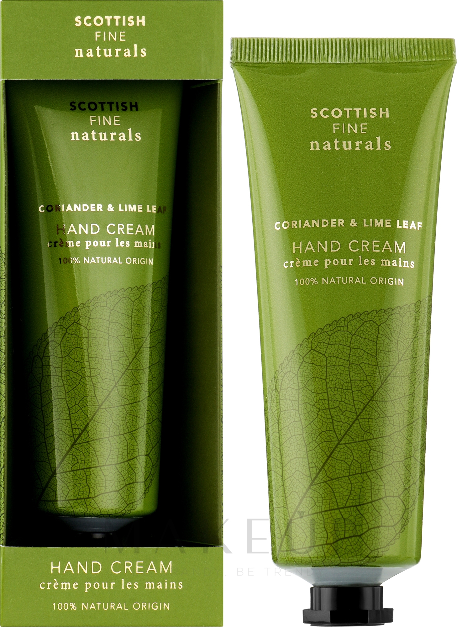 Handcreme Koriander und Limettenblätter - Scottish Fine Soaps Naturals Coriander & Lime Leaf Hand Cream Tuba — Bild 75 ml