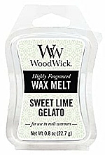 Düfte, Parfümerie und Kosmetik Duftwachs Sweet Lime Gelato - WoodWick Wax Melt Sweet Lime Gelato
