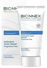 Intensive und parfümfreie Handcreme - Bionnex Perfederm Intensive Hand Cream Fragrance Free — Bild N1