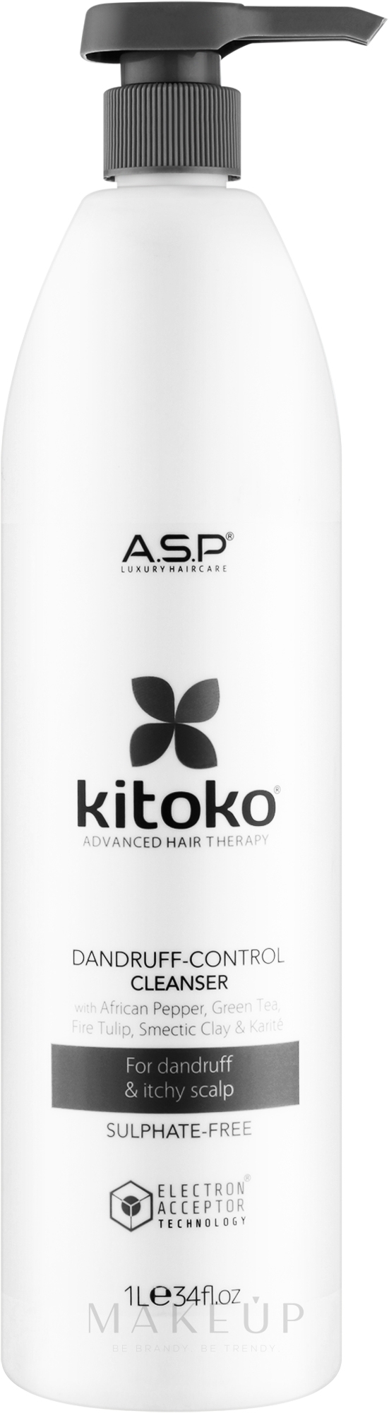 Anti-Schuppen Shampoo - Affinage Kitoko Dandruff Control Shampoo — Bild 1000 ml