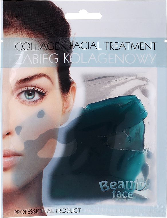 Kollagen-Therapie für das Gesicht mit marinen Spurenelementen - Beauty Face Collagen Hydrogel Mask — Bild N1