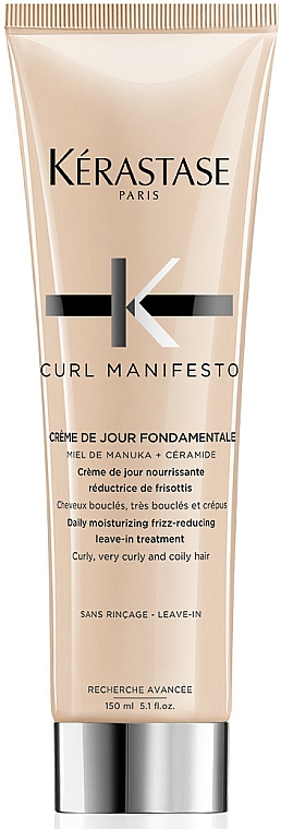 Pflegende Haarstylingcreme für lockiges und welliges Haar ohne Ausspülen - Kerastase Curl Manifesto Creme Fondamentale — Bild N1