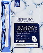 Düfte, Parfümerie und Kosmetik Feuchtigkeitsspendende Tuchmaske mit Hyaluronsäure + Serum - Czyste Piekno Hydro Mask Cloth Face Intensive Hydrating + Serum