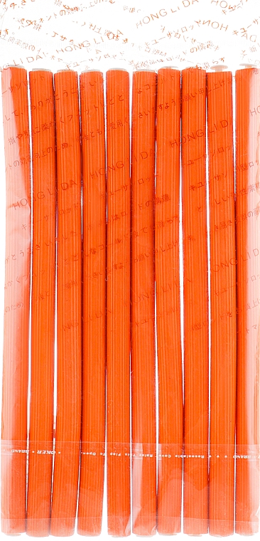 Papilotten 1,2x20 cm orange - Baihe Hair — Bild N1